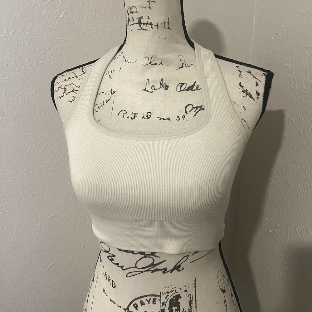Fabletics halter top sports bra